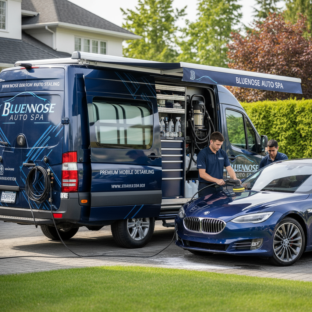 Mobile detailing service van